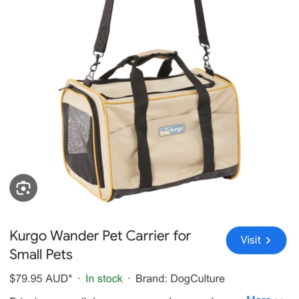 Kurgo pet carrier